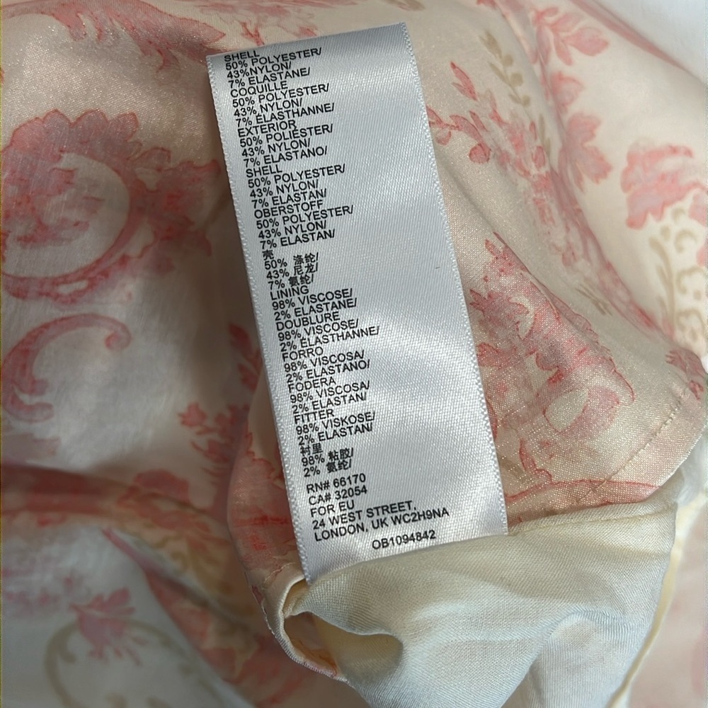 NWT Laura Ashley x Urban Outfitters Floral Mini Dress Size S - Picture 8 of 8